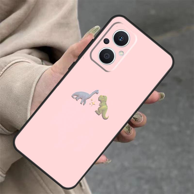 Dinosaur Collage Case For OPPO Reno 14F 13F 12F 11F 10 12 13 14 Pro 7 8 Lite OPPO Find X5 X6 X8 X9 Pro Cover