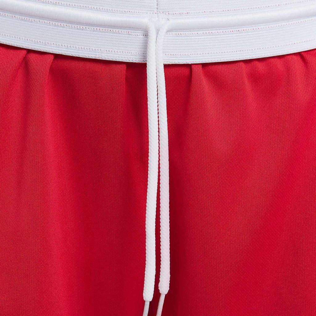 Nike SS24 Dri-Fit Color Block Imprimé Logo Taille Élastique Séchage Rapide Short de Basket-ball Femme shorts Rouge Université HF0530-658