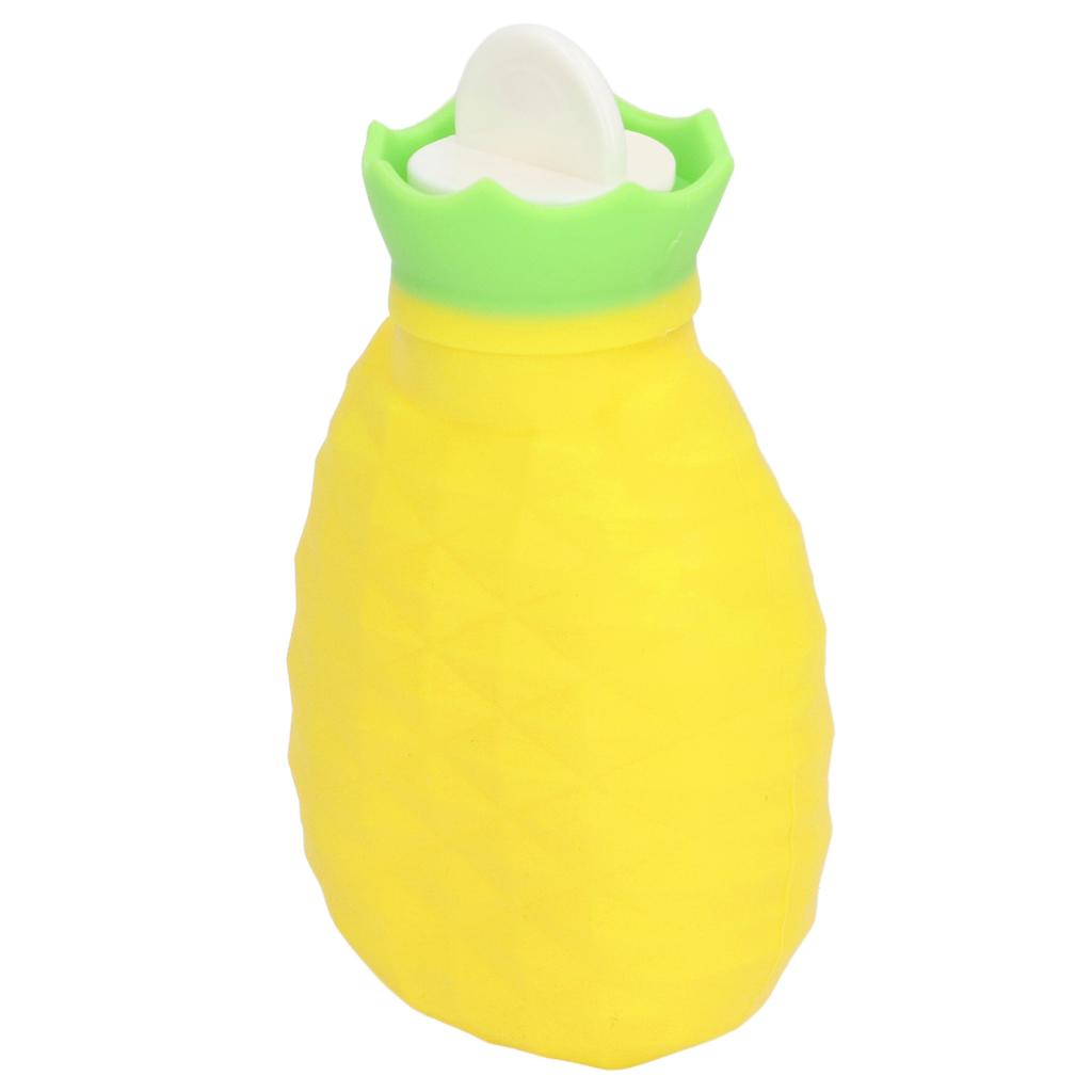 Hot Water Pouch Pineapple Shaped Silicone Explosion Proof Heat Preservation Hot Water Bag