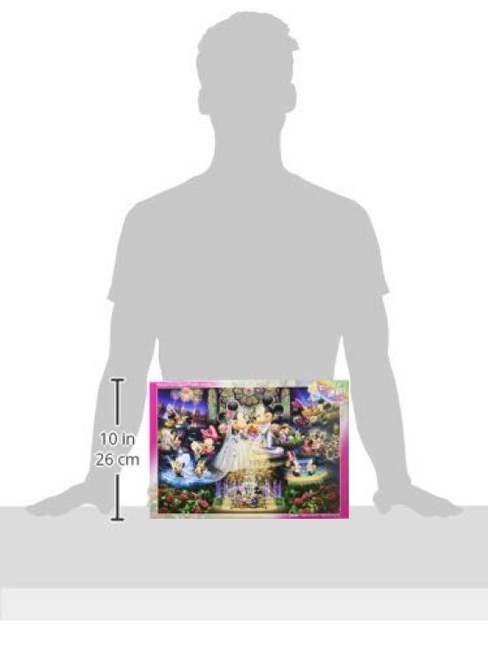 Jigsaw Puzzle Disney Vows X 1000-piece "Eternal ~Wedding Dream~" [Stained Art] (51.2 73.7 Cm)