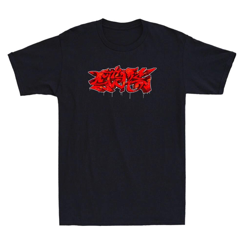 Graffiti Piece Red Graffiti Hiphop Design Vintage Men s Short Sleeve T-Shirt Tee S