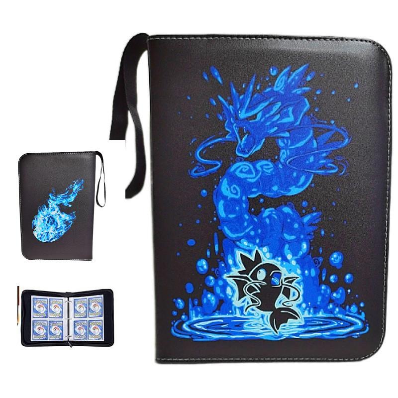 52 Style 400pcs Card Album 2x2 Loose-leaf Large Capacity Leather Anime Zipper Card Collection Photo Album