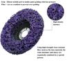 Angle Grinder Strip Discs Paint Stripping Wheel for Removing Rust Oxidation Welds Coating Surface Prep