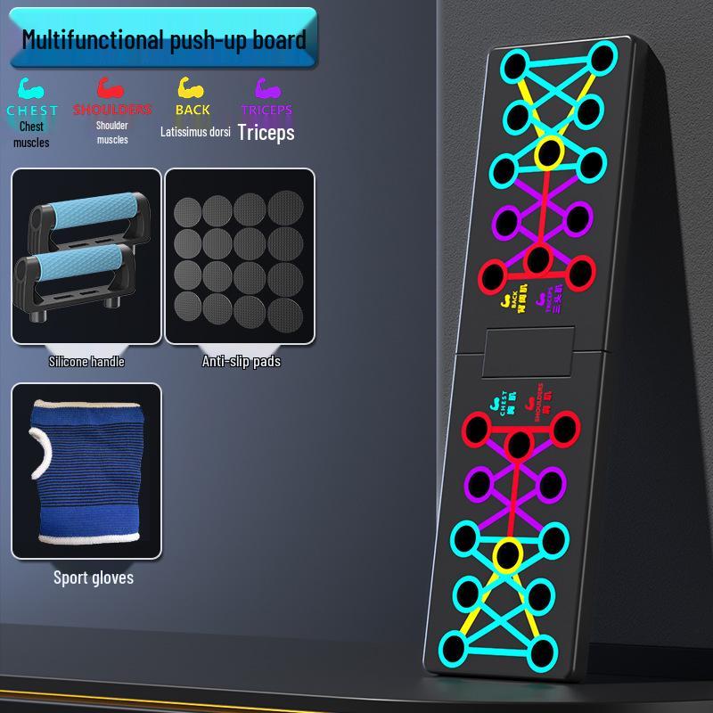 Multifunctional Push-up & Sit-up Bar: Abdominal & Chest Muscle Trainer