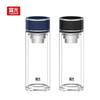 FUGUANG Mingzhi 358ml Double Wall Borosilicate Glass Bottle with Tea Infuser