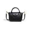 Premium sense hand-woven bag women's spring and summer fashionable dumpling bag handbag foreign style soft leather messenger bag casual shoulder