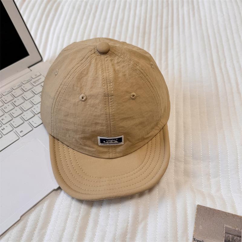 Quick-drying Breathable Short Brim Baseball Cap Men's and Women's Tooling Versatile Soft Top Hip-hop Cap Women's Soft Brim Trendy Hat