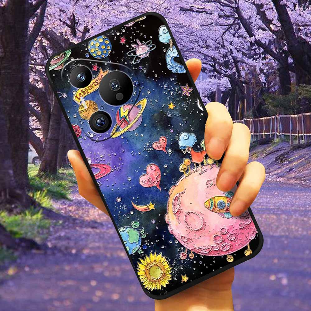 For Huawei Pura 70 Case Emboss Owl 3D Relief Silicone Soft Back Cases For Huawei Pura 70Pro+ Cover 70 Pro 70 Ultra Shell Printed