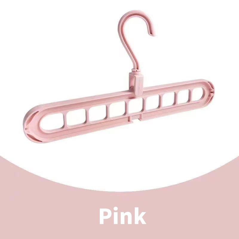 

Новая вешалка для одежды Волшебная многопортовая вешалка-подставка для сушки одежды Экономящая вешалка Многопортовая вешалка для хранения одежды 1PC розовый
