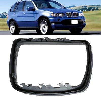 Car Rear View Mirror Trim Ring Bezel Replacement Accessories Side Mirror Cover Trim Ring for BMW E53 X5 3.0d 3.0i 4.4i 1999-2006