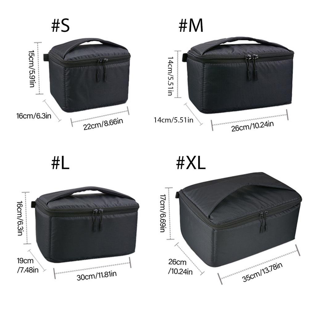 Internal Divider Spinning Reel Bag Case Splashproof Fishing Tackle Storage Case Protective Case Portable 4 Size Optional