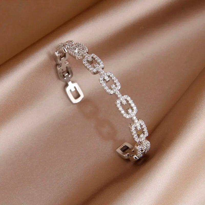 Κορεάτικα&Ιαπωνικά Λεπτεπίλεπτα Βραχιόλια με Γούρι Κούμπου Χαραγμένο για Γυναίκες Μόδα Επώνυμα Κοσμήματα Κρυστάλλινα Στριφτά Βραχιόλια Αξεσουάρ