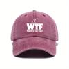 High-quality Solid Color Washed Baseball Cap Coated Cotton Four-thread Distressed Peaked Cap Curved Brim Hat Sun Visor Light Plate Cap