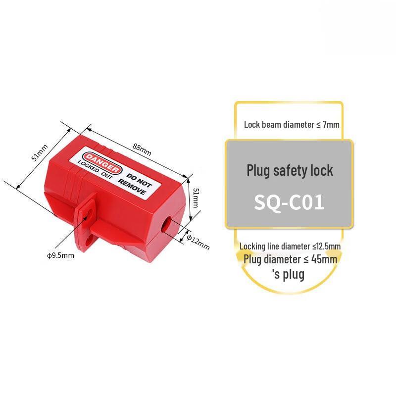 Industrial Electrical Plug Lockout Tagout Device