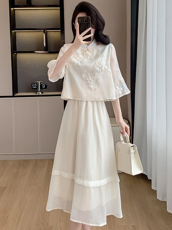 Women's Summer New Hanfu-Style Cheongsam Dress