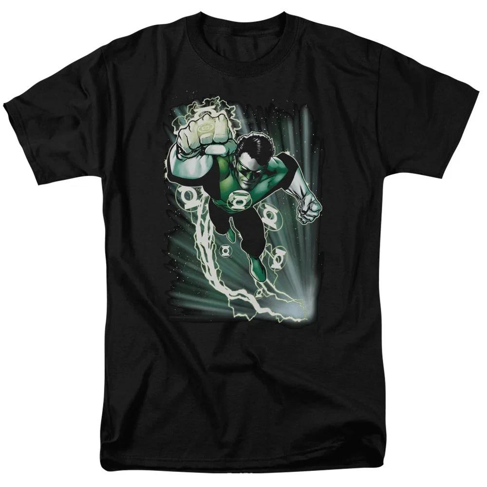 Comics Justice League Emerald Energy Black TShirt S
