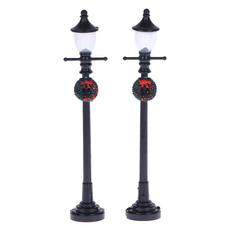 

1/12 Кукольный домик Мини-уличный фонарь Модель уличного фонаря Кукольный домик Рождественский декор