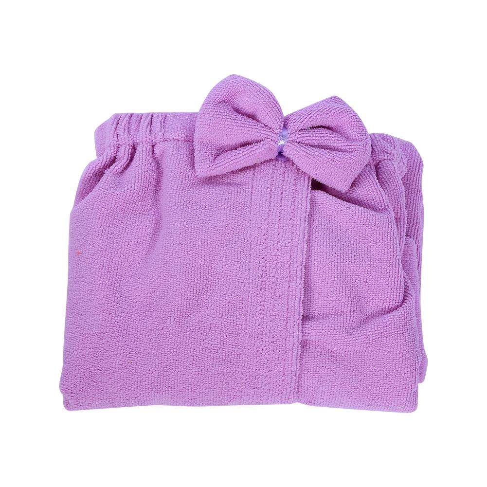 Womens Warm Comfortable Microfiber Spa Sauna Bath Towel Body Wrap Pink