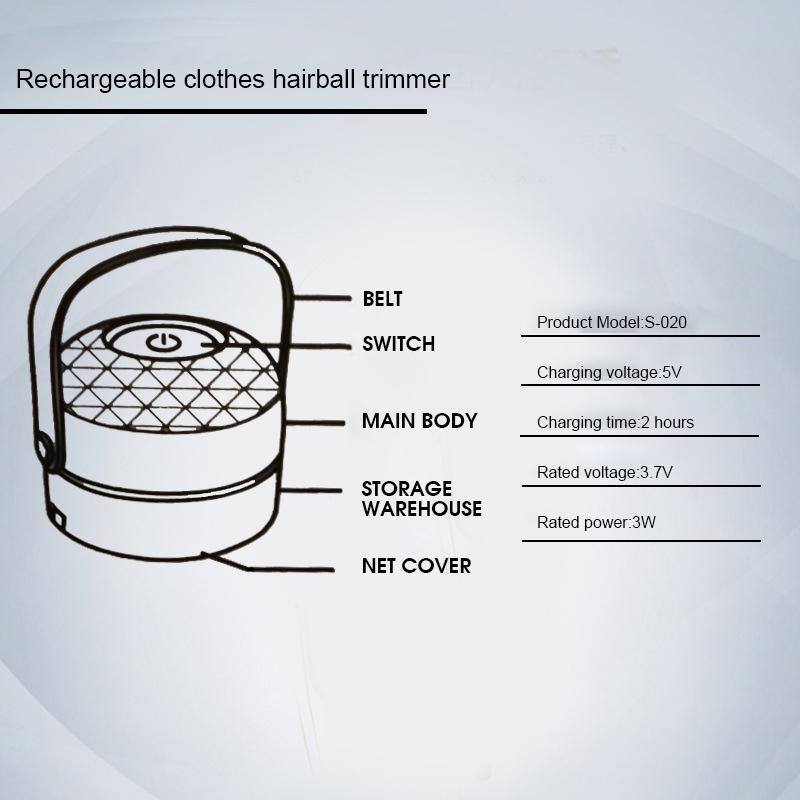 Mini USB Sweater Spool Machine Lint Remover Trimmer Clothes Fuzz Pellet Trimmer Machine Portable Fabric Shaver