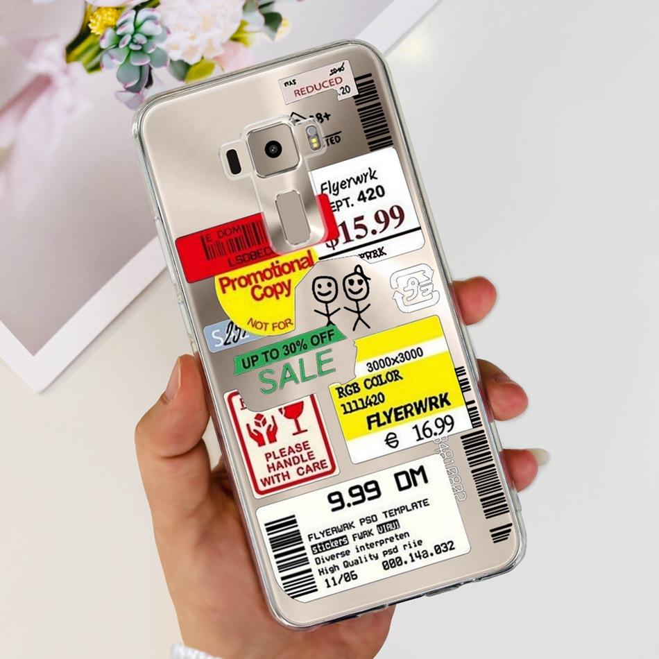 

For Asus ZenFone 3 ZE520KL ZA520KL Case Asus ZenFone3 Z017D Z017DA Z017DB 5.2 Fashion Soft Silicone TPU Phone Back Cover ZE520KL (Z017D) ярко-розовый