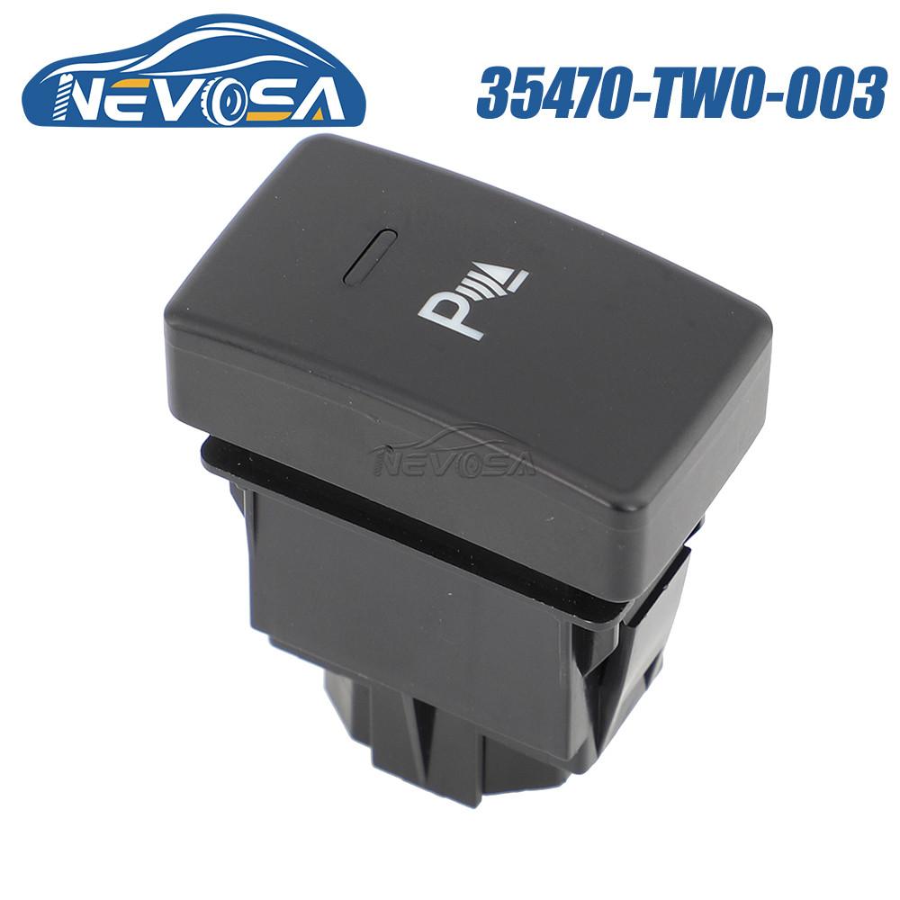 NEVOSA 35470-TW0-003 For Honda CR-V 2013 2016 Civic 2012 13 2015 Single Crosstour Parking Sensor Switch Button 5P 35470TW0003 35470-TW0-003