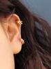 Minimalpiercing 14K Four-Strand Twisted Ring Piercing Earrings