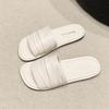 Beautiful flat-bottomed cool slippers women's summer outer wear 2025 new models with skirts beach vacation one-word sandals