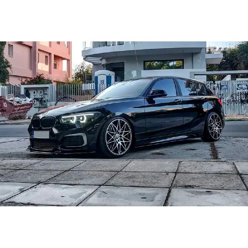 For BMW F20 F21 Maxton Style Front Bumper Lip Splitter Spoiler 1 Series 118i 118d 120i 120d M135i M140i M-Pack 2015-2019 Tuning