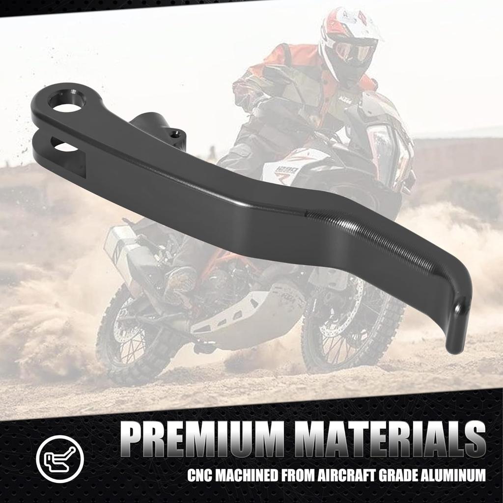 Aluminium Shorty Kupplungshebel Handbremshebel Kompatibel mit KTM 690 Enduro R 2014-2023, 690 SM/SMCR/SMC 2007-2023, 1050 ADV/R, Siehe Passform, Schwarz