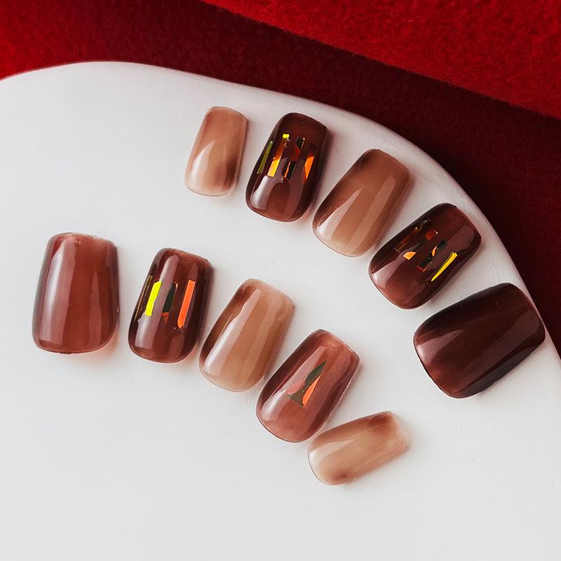 Quiet Moon Evening Breeze Short Gentle Nail Art Stickers Extra Small XS