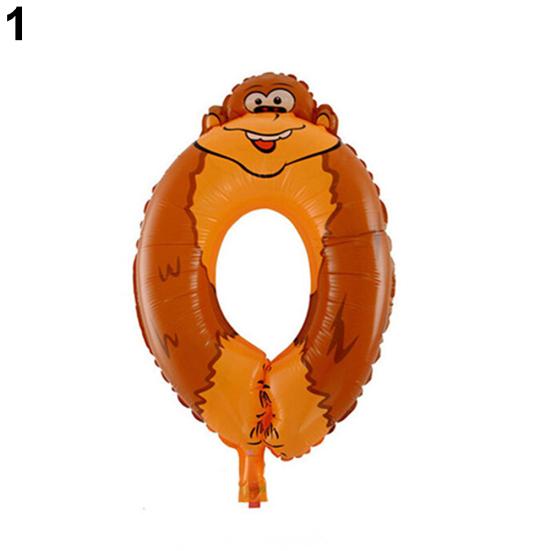 Cute Animal Balloons Kids Party Decor Ballon Birthday Wedding Number Foil Gift