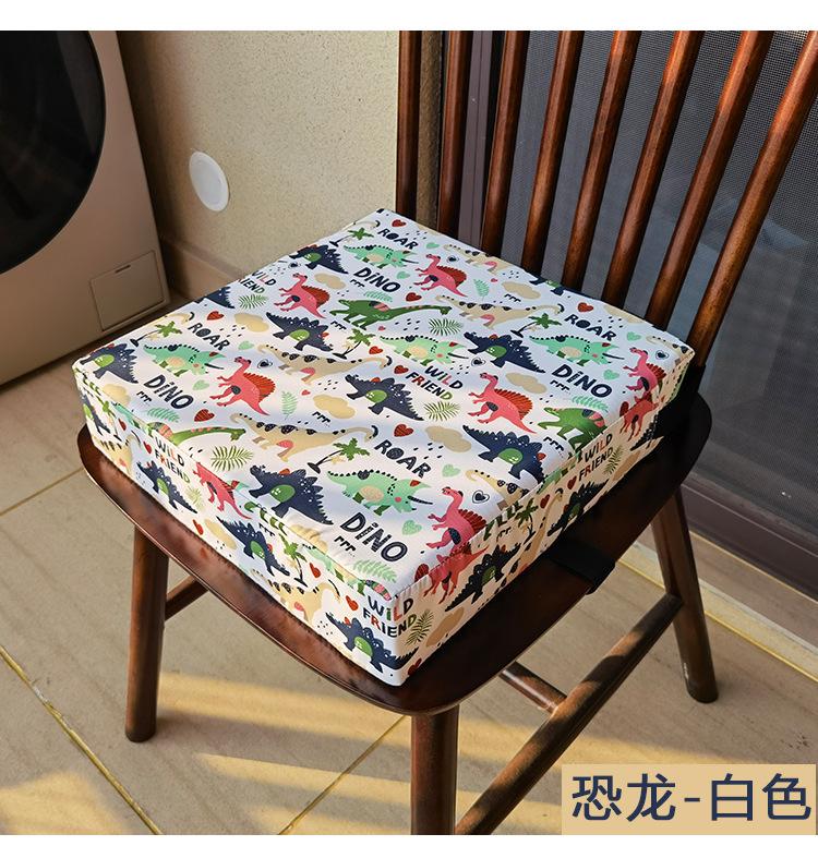 Children Increased Chair Pad Adjustable Baby Furniture Booster Seat Portable Kids Dining Heighten Cushion Pram Chair Removable