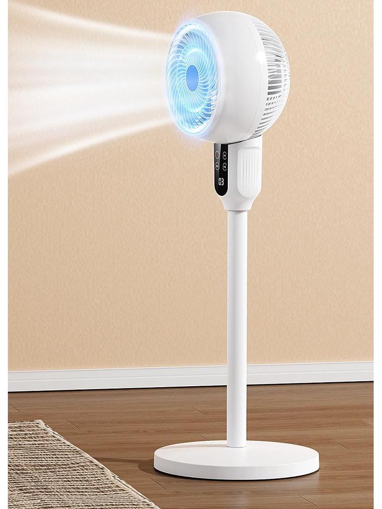 Silent Remote Control Electric Floor Fan for Home and Dorm