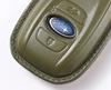 Genuine Leather Key Case Cover for Subaru and BRZ Levorg, Legacy, Forester, XV, (Blue)