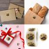 2.5cm Round Thank You Sticker 500Pcs Per Roll Adhesive Paper Labels For Holiday Greeting Card and Event Gift Packaging
