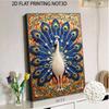 5D Round Pearl Painting Kit Elegant Peacock Pattern DIY Handmade Rhinestone Art Home Interior Decor Gift
