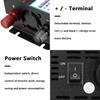 2000W DC 12/24V To AC 220V Voltage Transformer Car Adapter Charging Converter Inverters LCD Display Modified Sine Wave Solar Power Inverters