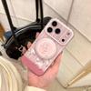 Korean Polka Dot Stripe Sheep Magnetic Holder for iPhone 17 Pro Max/Apple 16/15 Case.
