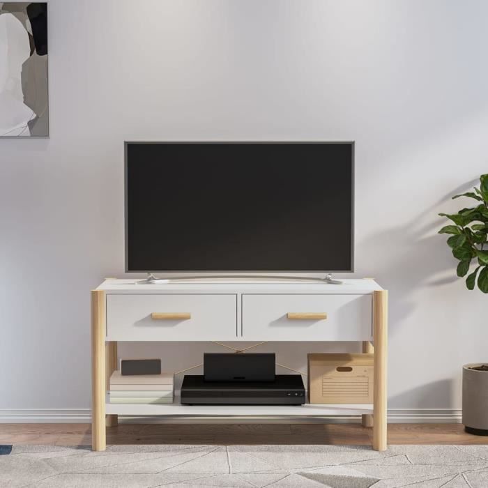 345660 vidaXL TV Cabinet White 82x38x45 Cm Engineered Wood
