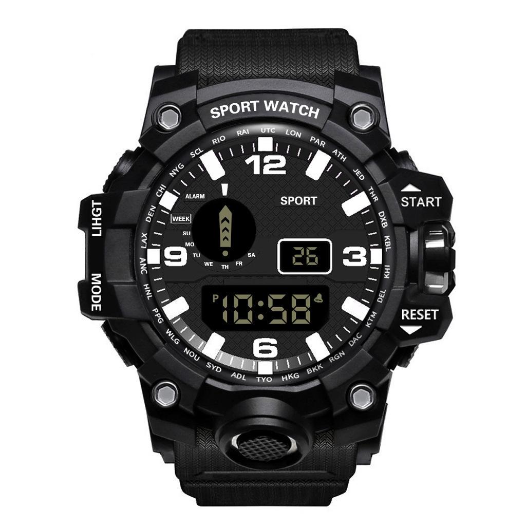 Korean Style Multi-Function Men's Waterproof Sports Watch for Students