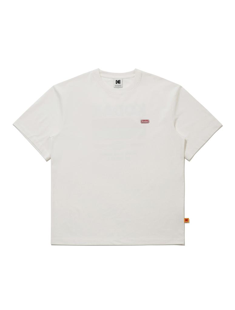 KODAK Breeze Pop Aerocool Big Graphic Short Sleeve T-Shirt Ivory