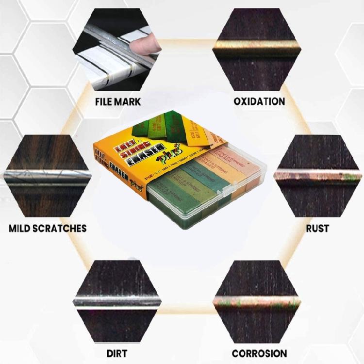 Fret Erasers for Guitar, Suitable for Guitar Strings and Fret Polishing Erasers
