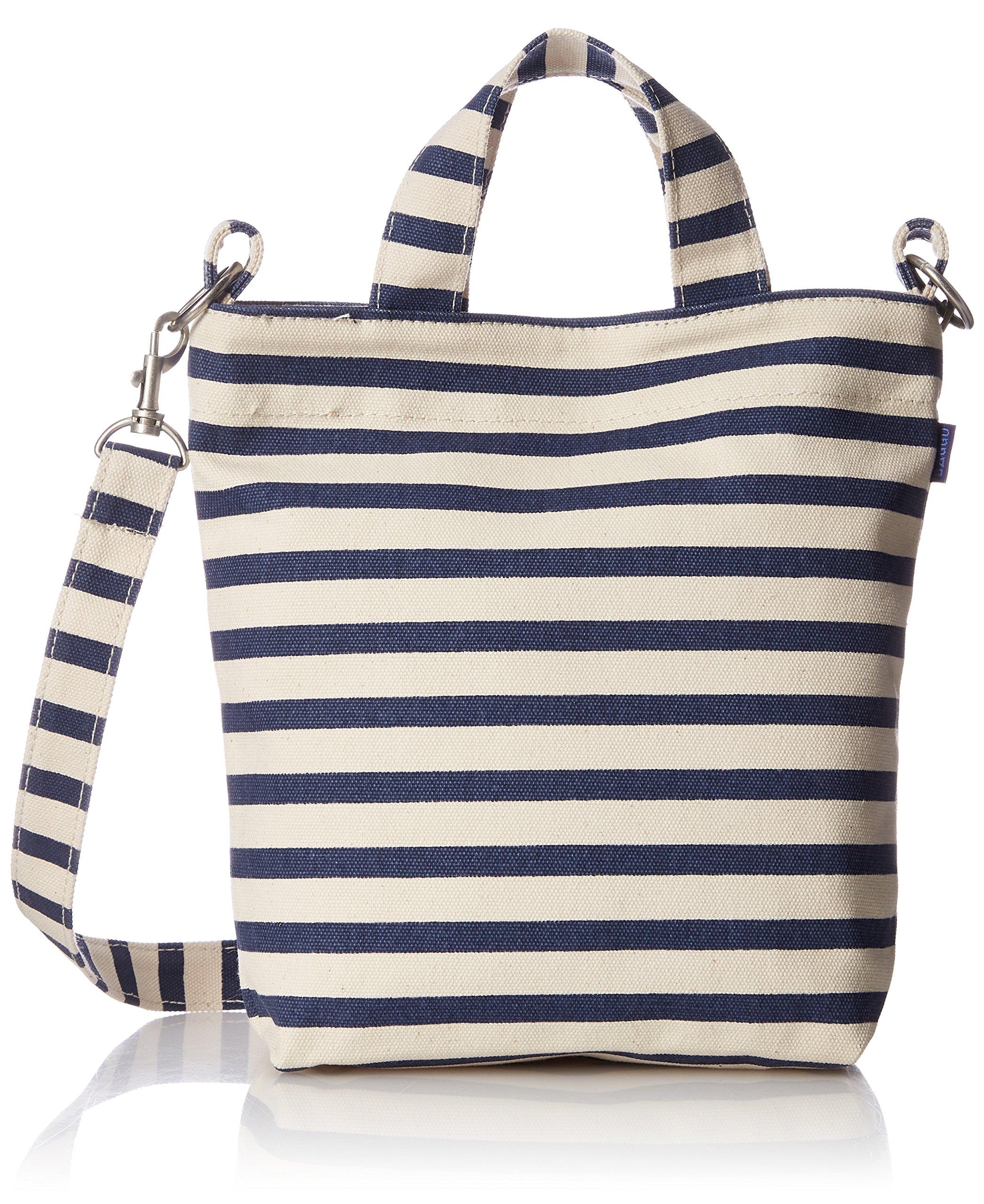 

MINI DUCK BAG Canvas Bag MIND White x Navy [Bagu]