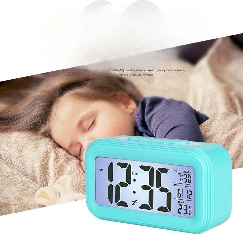 New Electronic Clock Multi Function Chinese Newspaper Smart Clock Luminous Electronic Clock Student Rest Alarm Clock