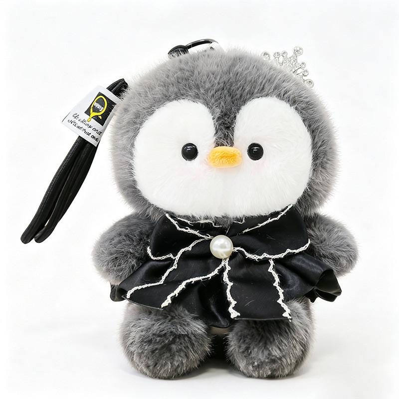 Cute Penguin Plush Keychain With Cartoon Design For Kids Gift And Ocean Aquarium Decor