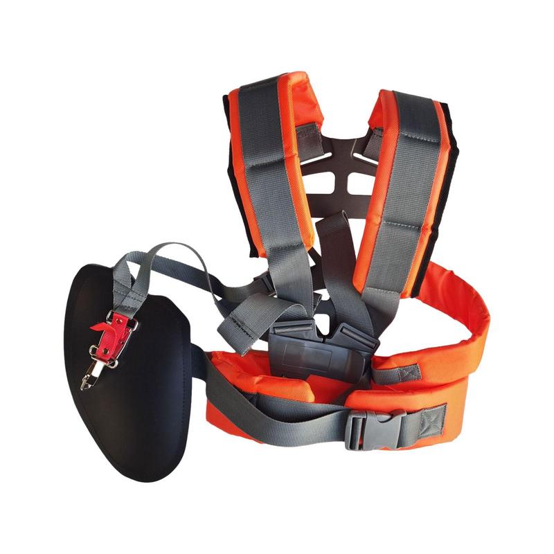New Lawn Mower Harness Strap Adjustable Grass Trimmer Strap Double Shoulder Labor Saving Pruner Belt