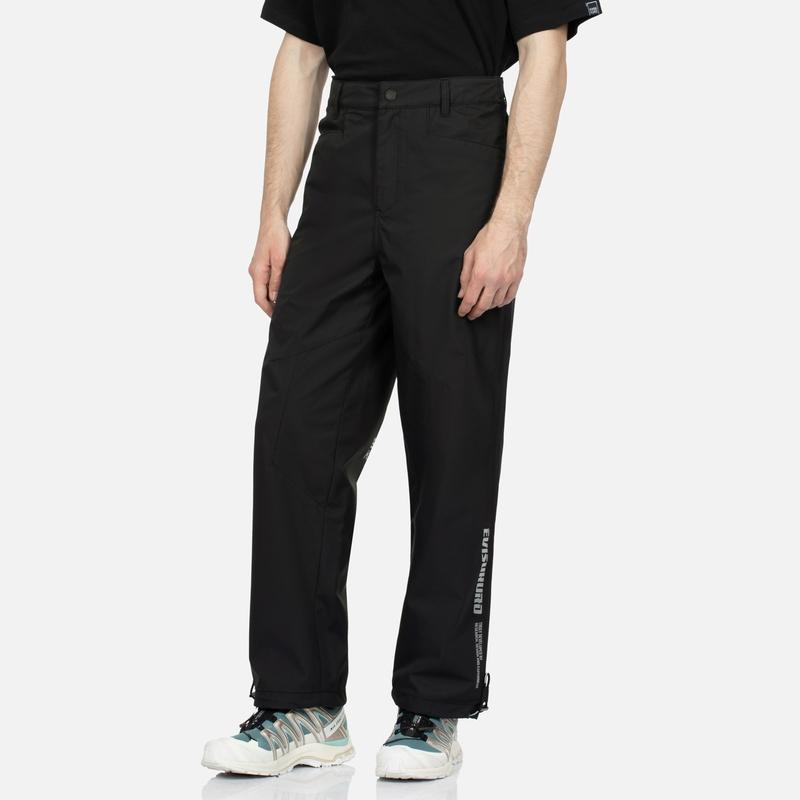 Evisu Reflective Logo And Seagull Print Straight Leg Casual Pants Men pants Black 2EAGNM3PJ5023XXPL