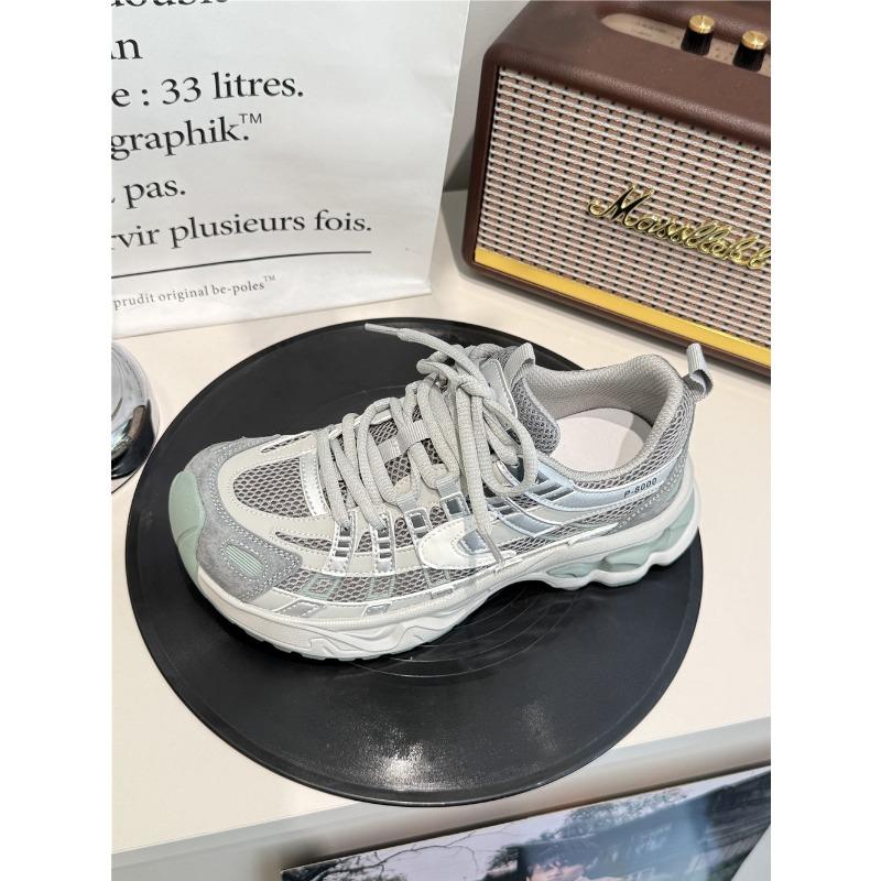 

Супермягкая кожа~ сетчатые дышащие кроссовки для папы женские новая универсальная повседневная спортивная обувь на начало осени легкие кроссовки для бега 40