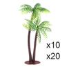 Plastic Bonsai Craft Decoration Fake Artificial Plants Miniature Coconut Palm Tree Micro Landscape
