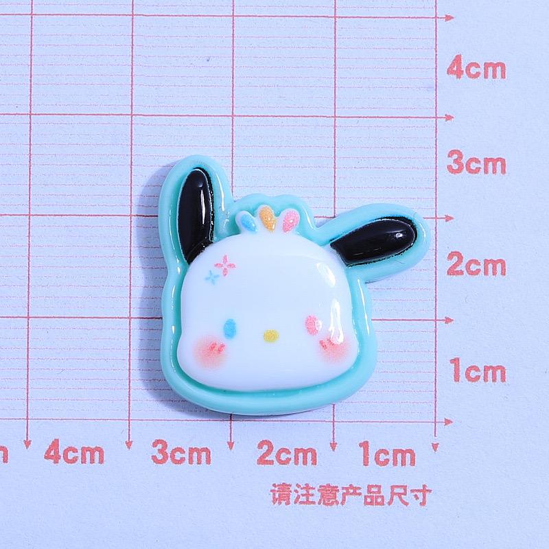 10 Pcs New Kawaii Cartoon Kitten, Puppy, Rabbit Resin Flat Back Scrapbook Figurine Diy Bow Decor Accessories Crafts A14